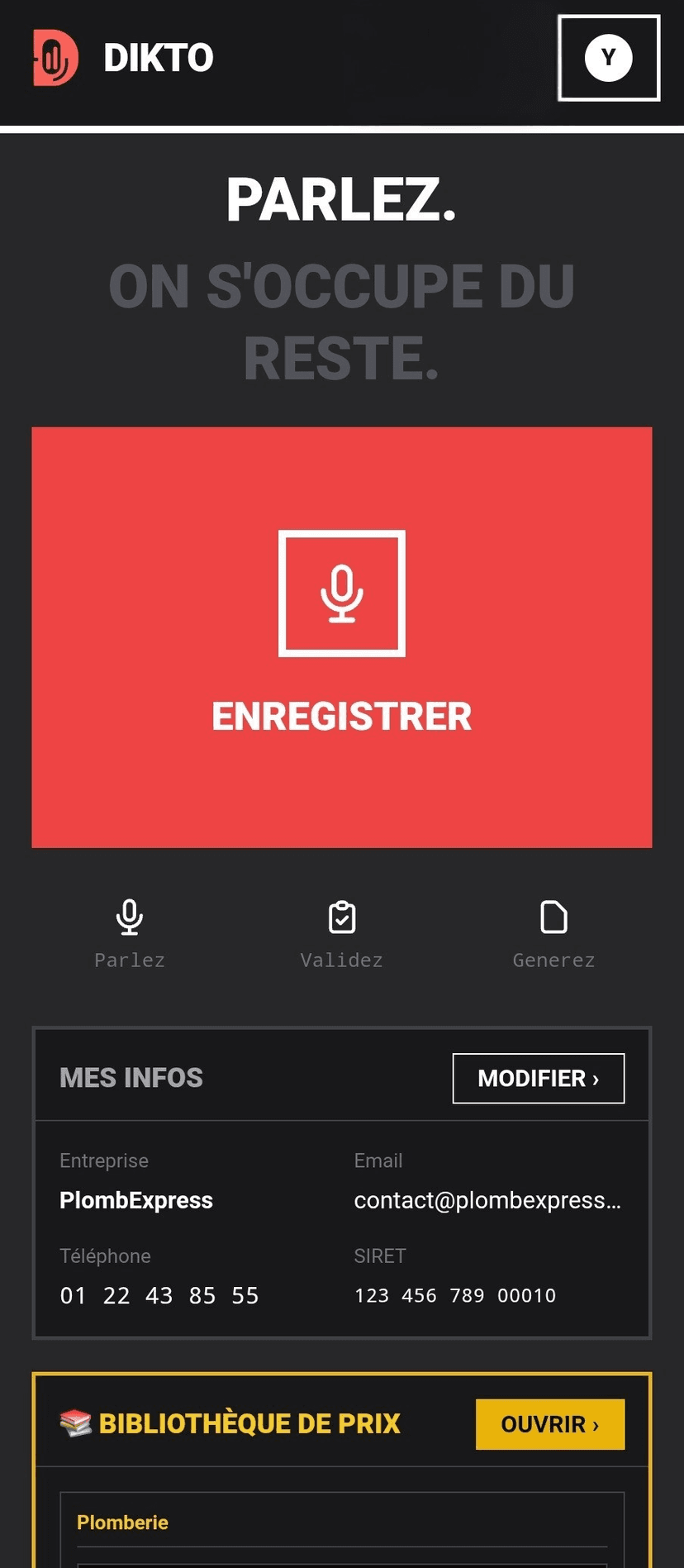 DIKTO App - Interface